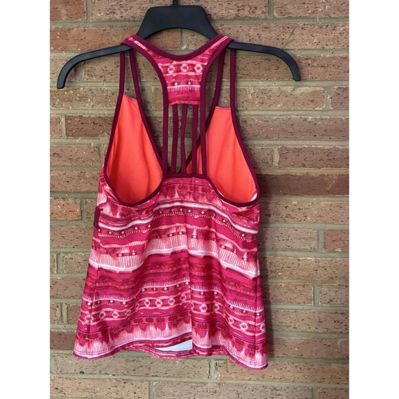 Women's Title Nine Tankini Swim Top Size Medium Racerback Pink - Picture 2 of 3
